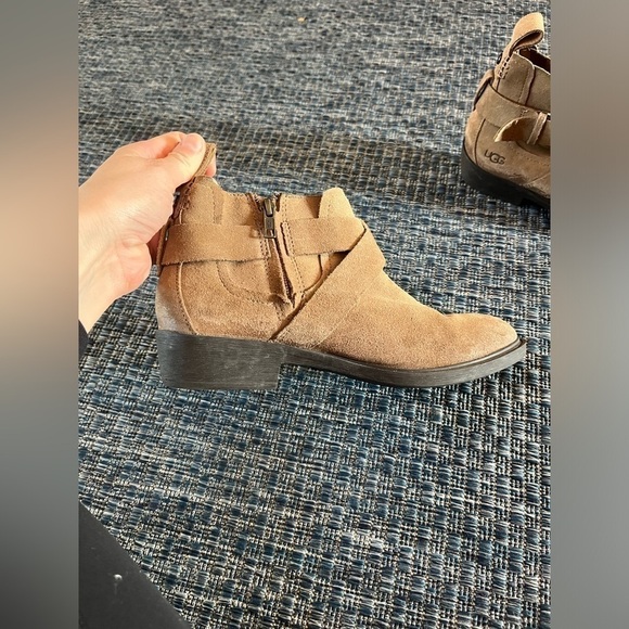 UGG Wylma shortie Booties Suede Tan Size 8 - Picture 5 of 12